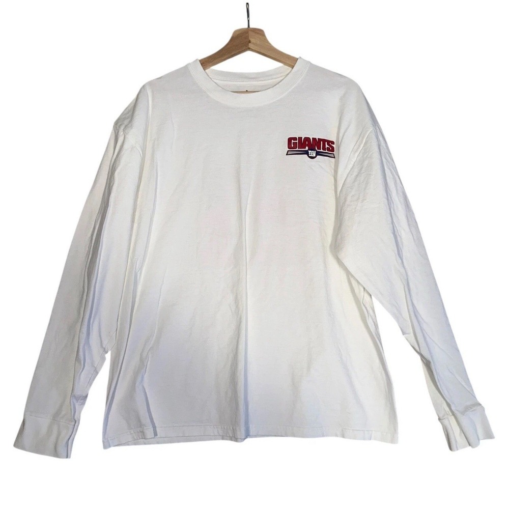 NFL Pro Line NY New York Giants Kenny Phillips 21 Shirt Men XL White LS Shirsey